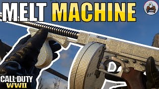 New Best M1928 Thompson SMG Class Setup Updated After DLC 3  CoD WW2 [upl. by Eirameinna]