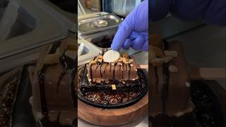 Ice Cream Brownie Sizzler First Time in India shorts youtube [upl. by Anoerb]