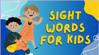 Sight Words for Kids  Sight Words  Sight Words for Kindergarten  Phonics  Sight Word Ideas [upl. by Nyar]