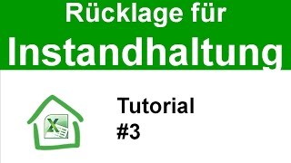 Tutorial 3 Instandhaltungsrücklage [upl. by Kathye474]