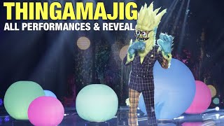 The Masked Singer Thingamajig All Clues Performances amp Reveal [upl. by Manley]