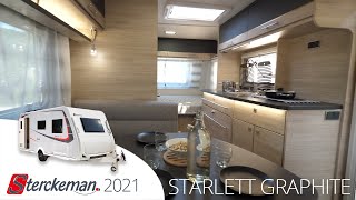 ✨ Gamme 2021  Starlett Graphite Caravane Sterckeman ✨ [upl. by Nosiaj]