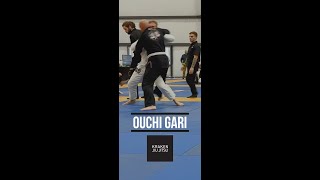 Ouchi Gari 🥋 A low risk Judo takedown for BJJ shorts bjj [upl. by Solohcin229]