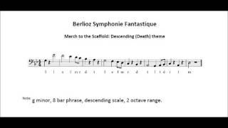 leaving Cert Music Set B Symphonie Fantastique March to the Scaffold Death theme in solfa [upl. by Osrit]