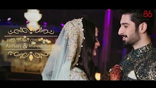 Aiman amp Muneeb Engagement  Pakistani Wedding Highlights Karachi  Asian Wedding Highlights 2020 [upl. by Sonitnatsnoc]