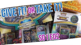 Give it or Take it S01E02 Giveaway Pokemon Fruyal GX Kollektion Opening Unboxing Gewinnspiel [upl. by Anatnom]