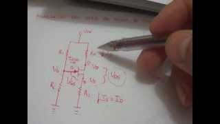 Transistor JFET 20 Polarización por divisor de tensión parte 1 [upl. by Norrehc82]