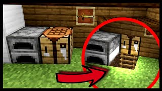 MINECRAFT  COMO FAZER UMA PASSAGEM SECRETA QUE FUNCIONA EM TODAS AS VERSÕES [upl. by Jordans]