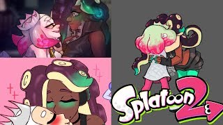 Splatoon 2 Pearl And Marina In Love Best Posts 2 [upl. by Aissak142]