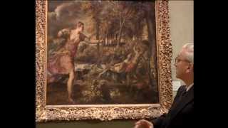 Titian The Death of Actaeon  Paintings  The National Gallery London [upl. by Nortyad]