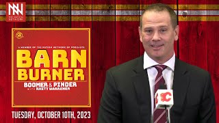 Calgary Flames GM Craig Conroy LIVE In Studio  FN Barn Burner  October 10th 2023 [upl. by Albrecht]