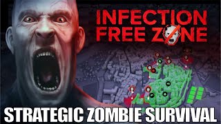 The Most Strategic Zombie Survival Game Ever  Infection Free Zone Gameplay  Part 1 [upl. by Aja]