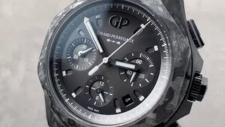 GirardPerregaux Laureato Absolute Chronograph Crystal Rock 8106036693FH6A Watch Review [upl. by Yul]