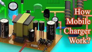 How does a mobile charger work SMPS with OptoCoupler [upl. by Harewood723]