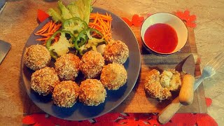 Lachedar Crispy Potato Balls  Sweet amp Chilli Sauce  Ramadan Special Crispy Potato Balls Recipe [upl. by Venterea]