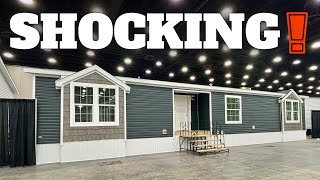 Pricing on this NEW multisection mobile home SHOCKED ME Prefab House Tour [upl. by Lyrahs]