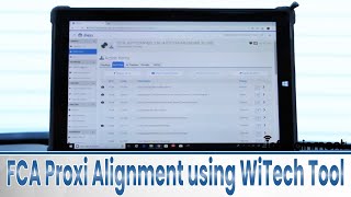 FCA Proxi Alignment using WiTech Tool StepbyStep Tutorial  Infotainmentcom [upl. by Assirralc522]