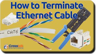 How to Terminate Ethernet Cables [upl. by Cirdek]