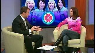 Heather Nedohin and Scotties Tournament of Hearts  CTV Edmonton Feb 9 2012 [upl. by Ecnahs]