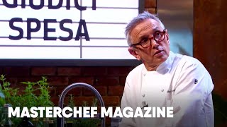 Chef Barbieri e Chef Locatelli a Due Giudici Una Spesa medaglie di salsiccia  MasterChef Magazine [upl. by Retse583]