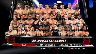 WWE SmackDown VS Raw 2010 PS3  30Man Royal Rumble 3 2KmClassic [upl. by Piselli950]