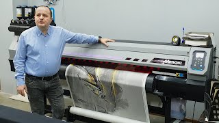 Отзыв о принтере Mimaki UJV100 от студии фотообоев quotГалереяquot Краснодар [upl. by Terrance]