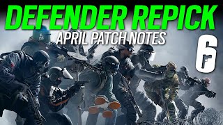 Defender Repick  April Fools Patch  6News  Rainbow Six Siege [upl. by Neeven]