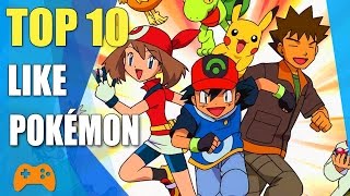 Top 10 games like Pokemon  Similar games to Pokémon [upl. by Ahsatniuq]