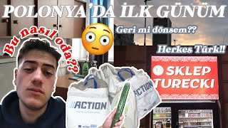 POLONYADA İLK GÜNLERİM I YURDA YERLEŞTİM I POLONYADA ERASMUS BÖLÜM 2 I POLONYA ÖĞRENCİ YURTLARI [upl. by Orimar]