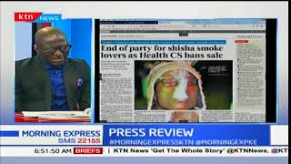 End of party for Shisha smoke lovers as Health CS bans sale [upl. by Pembrook]