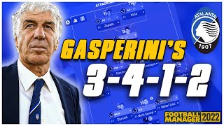 FM22  GASPERINIS 3412 ATALANTA TACTIC  FOOTBALL MANAGER 2022 [upl. by Allesiram]