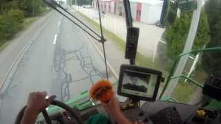 JD S690i Mit 625PS auf Raupen durch Freiberg 11515 ShivaTour 2012uncut [upl. by Thacker124]