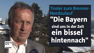 Nordzulauf zum Brennerbasistunnel Tirol legt vor – und wo bleibt Bayern  Abendschau  BR24 [upl. by Nicholle697]