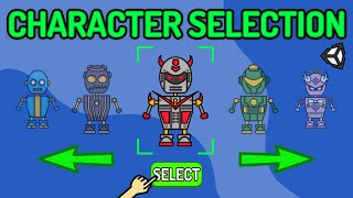 Unity CharacterSkin Selection Menu  Easy Unity Tutorial [upl. by Elawalo]