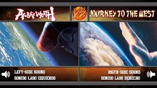 Asuras Wrath vs Journey to the West Scene Comparison  Comparación escenas [upl. by Ahsiemak823]