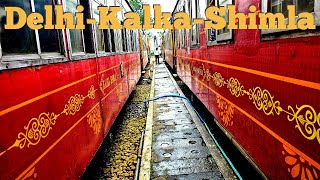 Delhi Kalka Shimla By Train india shimla toytrainshimla himalayas [upl. by Kessiah]