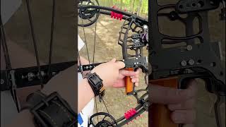 Compound bow with forty consecutive shots is powerfulshorts foryou outdoors slingshot hunting [upl. by Remliw]