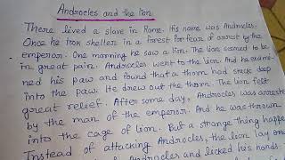 Androcles and the lion storystory writing Androcles and the lion [upl. by Nalyorf736]