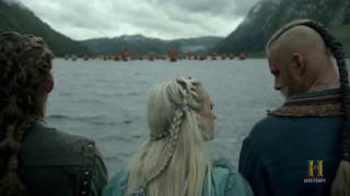 Vikings  King Harald and Halfdan Arrive In Kattegat Season 4B Official Scene 4x12 HD [upl. by Flore]