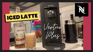 NESPRESSO VERTUO PLUS HOWTO FIRST USE ICED LATTE [upl. by Nadabb178]