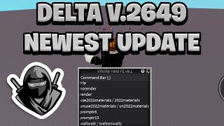 NEW Delta Executor Fixed V2649  ROBLOX Byfron Bypass Latest Updated Version [upl. by Einal]