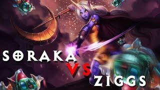 league of legends英雄聯盟 ARAM 無限死鬥模式 希格斯 VS 索拉卡 內有penta kill跟笑聲不斷 [upl. by Lezlie]