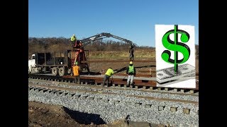 Cost to rebuild old Railroad  Railroad Construction Cost [upl. by Rania592]