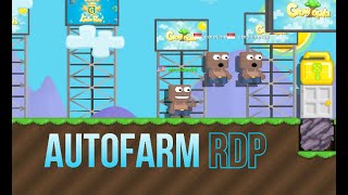 Cara Auto Farm GrowtopiaSplit Tuneling Menggunakan rdp [upl. by Aihsemak2]