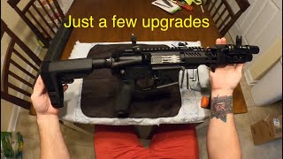 PSA 300 Blackout 75” AR Pistol  Upgrades Part 1 [upl. by Burman]