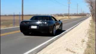 Corvette C5 Straight Pipes Launch [upl. by Fortunio]