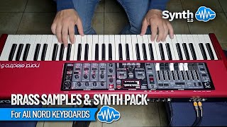 BRASS SAMPLES amp SYNTH PACK 50 new patches  NORD KEYBOARDS  SOUND LIBRARY [upl. by Quartana]