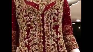 Bridal Red Trail Anarkali [upl. by Aivul444]