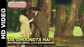 Dil Dhoondta Hai  Mausam  Bhupinder Singh amp Lata Mangeshkar  Sanjeev Kumar amp Sharmila Tagore [upl. by Acimahs]