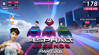 asphalt 9 legends part01 gameplay 😊 gaming video asphalt9 [upl. by Ardnasak]